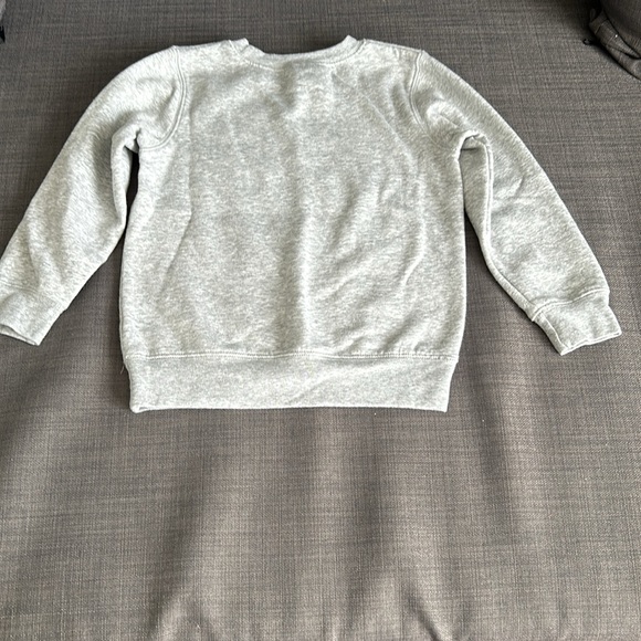 Boys 5 T Super Hero Mask Pullover Gray Sweatshirt - Picture 3 of 3